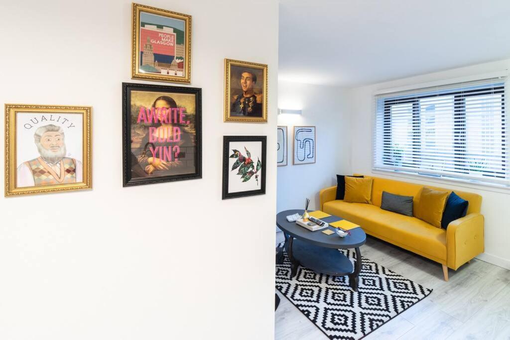 Stylish City Pad With Free Private Parking Glasgow Exterior foto